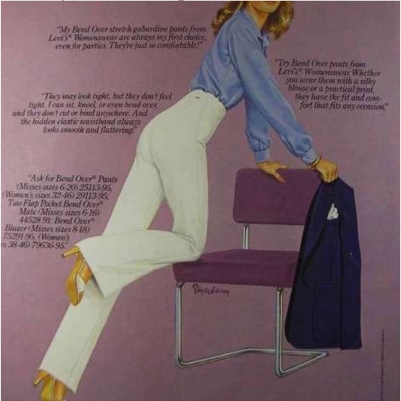 Vintage‎ Bend Over Elastic Pants - Picture 1 of 9